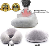 2 x RAW Customer Returns Ecosafeter Portable Travel Pillow - Perfect Neck Support Pillow, Luxurious, Compact Lightweight Quick Pack for Camping, Sleeping Pillow Gray  - RRP €23.38