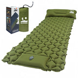 1 x RAW Customer Returns VALEHOWL Self-Inflating Sleeping Mat for Camping, 200cm x 70cm Outdoor Inflatable Sleeping Mat with Foot Press Pump and Pillow, Ultralight Air Mattress for Tent, Travel, Hiking - RRP €35.27