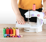 1 x RAW Customer Returns 25-piece sewing thread assortment set, 400 yard 25 colors sewing machine thread per thread spool and 25 bobbin thread spools quality thread for overlock sewing machines - RRP €18.49