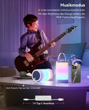 1 x RAW Customer Returns Hensam Dimmable Bedside Lamp, Table Lamp Wireless Outdoor, 3000K, Music Modes and RGB Color Changing Night Light Baby for Bedroom, Children s Room, Living Room, Gift, Table Bar Terrace, 2200mAh - RRP €19.99