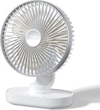 1 x RAW Customer Returns OCOOPA Fan Automatic Oscillating Quiet 30db, 4000mAh Battery and USB Table Fan with Strong Airflow, 4 Speeds Portable Small Fan for Office, Home and Outdoor - RRP €23.94