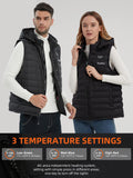 1 x RAW Customer Returns TAJARLY Heated vest for men and women, heated vest with QC 3.0 14400 mAh battery, 6 heating zones and 3 heating levels, electric heated warm vest for outdoor motorcycle camping - RRP €99.0