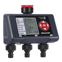 1 x RAW Customer Returns DEWENWILS irrigation computer 3 outputs, 4 irrigation programs for each zone, garden irrigation clock, automatic irrigation timer with rain-delayed manual automatic mode - RRP €68.05