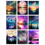 4 x RAW Customer Returns Set of 9 Diamond Painting Adults Anime 30 x 40 cm - 5D Diamond Painting Adults Cartoon, DIY Anime Diamond Painting Pictures, Cartoon Diamond Painting Pictures Adults Anime for Home Wall Decoration set of 9  - RRP €72.56