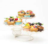 1 x RAW Customer Returns 3 Tier Cupcake Stand, Beige - RRP €29.24