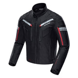 1 x RAW Customer Returns Zyxformis motorcycle jacket men s motorcycle jacket waterproof windproof with protectors jacket for summer winter - RRP €105.99