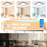 1 x RAW Customer Returns Yexati Dimmable LED Ceiling Light 24W, Ceiling Light Fixture 2.4G Wireless Remote Control Adjustable 3000K-6500K Modern Round Led Ceiling Lamp 3200LM for Bathroom Bedroom Kitchen Living Room Balcony 30cm - RRP €15.85