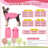 1 x Brand New Kuoser Dog Coat, Dog Coat, Very Comfortable Dog Coat for Small Dogs, Colorful, for Medium Dogs, with Linen Holes, Pink, XS - RRP €18.0