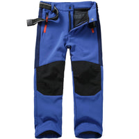 1 x RAW Customer Returns yeyity Children s Softshell Trousers Ski Trousers Lined Cargo Trousers Waterproof Thermal Trousers Boys Girls Snow Trousers Winter Outdoor Trousers Hiking Trousers 16010, Dark Blue, L  - RRP €30.24