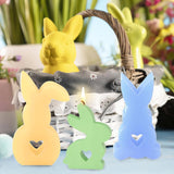 1 x Brand New Easter Bunny Silicone Mould, Darryy Pack of 3 Easter Rabbit Silicone Molds, Silicone Mold 3D Rabbit, Silicone Plaster Easter Molds, DIY Rabbit Mold for Easter, for Making Soap, Candles, Crafts B  - RRP €16.8