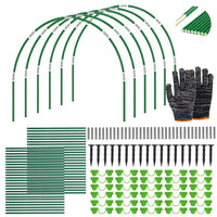 1 x RAW Customer Returns TUIBEIDAMAI 50 PCS arches for raised beds, plant tunnel arches, removable film tunnel for raised beds, tunnel arches raised beds, greenhouse arch 6mm wrapped with plastic, greenhouse tires, garden tunnel arches - RRP €24.19