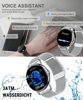 1 x RAW Customer Returns HOAIYO Smartwatch Women with Telephone Function, 1.32 Fitness Watch Wristwatches Men Sports Watch with Heart Rate Monitor, Music Control, Pedometer, Calories, Waterproof Fitness Tracker - RRP €30.24