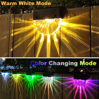 1 x RAW Customer Returns Solar lamps for outdoor garden, waterproof solar lamp for garden decoration Pack of 6 LED garden lamps for patio, garden, steps and stairs, 2 modes LED warm white color changing lighting - RRP €33.89