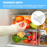 1 x RAW Customer Returns Refrigerator Organizer Set 9 Pack 3 Sizes Refrigerator Organizer, Kitchen Organizer for Pantry, Freezer, Cabinet, Drawer, Office - RRP €32.99