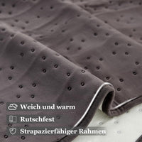 1 x RAW Customer Returns OMERAI electric blanket, heated underbed, 150 x 80 cm, electric blanket with automatic switch-off, , underbed blanket, flannel heat pad, overheating protection, 9 temperature levels, quick heating, 12 levels timer - RRP €30.24