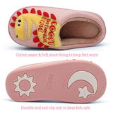 3 x Brand New CELANDA slippers children boys winter plush slippers girls warm soft slippers non-slip cartoon dinosaur slippers pink 24 25 EU manufacturer size 16-17  - RRP €57.45