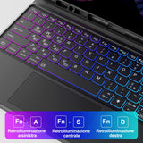 1 x RAW Customer Returns Earto Keyboard iPad Pro 12.9, 3 Zones 7 Colors Backlight, Keyboard Case for iPad Pro 12.9 Keyboard with Trackpad, Magn tico Keyboard for iPad Pro 12.9 6a 5a 4a 3a Gen , N I was - RRP €74.2