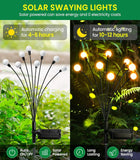 20 x Brand New Outdoor Solar Garden Lights, 2 Pack Solar Lights with 16 Balls, Waterproof Solar Light for Driveway Lawn Yard Patio Garden Ornaments Gifts Warm White - RRP €383.6