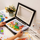 1 x RAW Customer Returns WDMJxar 2 pieces picture frames children s drawings A4 for 150 pictures, children s art storage frame children s artwork picture frame front opening 2pc white  - RRP €22.99