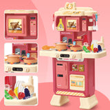 1 x RAW Customer Returns deAO children s kitchen play set My Little Chef My Little Chef play kitchen with light and sound, children s sink with water, small children s kitchen plastic with rich kitchen toy accessories 75 cm  - RRP €32.18