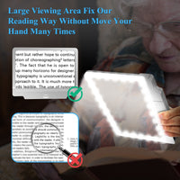 1 x RAW Customer Returns NZQXJXZ Magnifying Glass with Light, 4X Reading Magnifier with 36 Ultra-Bright and Dimmable LED Lights, Perfect for the Visually Impaired and the Elderly - RRP €11.99