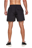 1 x RAW Customer Returns Tansozer Men s Swim Shorts, Waterproof, Quick-drying, Swimming Trunks for Men, Black, 48 - RRP €27.6