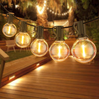 1 x RAW Customer Returns LED outdoor fairy lights, 18M 60FT outdoor fairy lights with 30 1 G40 LED ball bulbs, IP45 waterproof garland lights for outdoor use for garden, wedding, party, outdoor FANSANMY - RRP €38.38