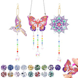 1 x Brand New Diamond Painting Suncatcher Wind Chime Craft Sets Children 3 Pieces DIY Crafts Girls 5 6 7 8 9 10 Years Creative Gifts For Girls 5 6 7 8 9 10 11 12 Years - RRP €7.55