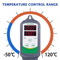 1 x RAW Customer Returns Inkbird ITC-308 Digital Temperature Controller with Sensor, Heating Cooling Temperature Switch, 230V Thermostats - RRP €37.2