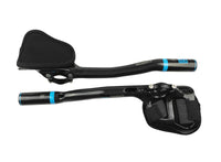 1 x RAW Customer Returns PLATT bicycle handlebar 31.8 carbon handlebar racing triathlon handlebar aerobar handlebar attachment tri bar, 3K glossy - RRP €60.49