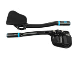 1 x RAW Customer Returns PLATT bicycle handlebar 31.8 carbon handlebar racing triathlon handlebar aerobar handlebar attachment tri bar, 3K glossy - RRP €60.49