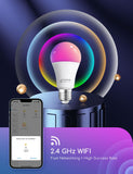 1 x RAW Customer Returns Aigostar Alexa Smart WiFi LED Bulb E27 SL2 Dimmable Smart Light Bulbs 15W 1500ML 98W equivalent, RGB 2700K-6500K, compatible with Alexa Google Home, 4 pieces - RRP €32.99