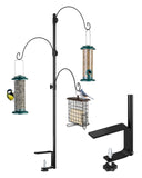 1 x RAW Customer Returns iBorn Deck Balcony Bird Feeder Attracts Wild Birds Bird Feeder Feeders are not included  - RRP €21.11