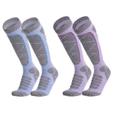 1 x RAW Customer Returns Bseical 2 Pairs Women s Ski Socks, Women s Thermal Socks 35-39, Warm Thermal Ski Socks, Long Warm and Dry Socks, for Skiing, Snowboarding, Hiking, Walking, Winter Sports B  - RRP €24.0