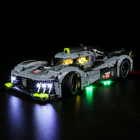 1 x RAW Customer Returns YEABRICKS LED Light for Lego-42156 Technic Peugeot 9X8 24H Le Mans Hybrid Hypercar Building Blocks Model Lego Set Not Included  - RRP €25.33