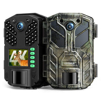 1 x RAW Customer Returns CEYOMUR Wildlife Camera, 4K HD Hunting Camera with 38pcs 850nm IR LEDs Night Vision, Hunting Camera with 2.0 inch 5.0 cm LCD Display, Photo Trap, IP66 Waterproof, for Animal Observation - RRP €28.8