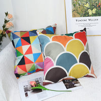 1 x RAW Customer Returns TIDWIACE Decorative cushion cover 45 x 45 cm, set of 6 colorful pieces, outdoor cushion cushion covers, sofa cushion, decorative cushion for outdoor garden, sofa, home, room, car, decorative decorative cushion covers - RRP €22.0