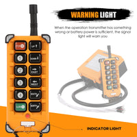 1 x RAW Customer Returns NEWTRY Wireless Crane Remote Control High Quality Transmitter and Receiver for Industrial Hoist, Overhead Crane DC 24V Receiver  - RRP €132.79