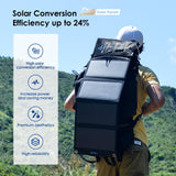 1 x RAW Customer Returns BigBlue 28W Portable Solar Charger with 3 USB Ports 4.8A total , Waterproof Solar Panel, Foldable, Ideal for Outdoor Activities, for Recharging USB Devices - iPhone Android GoPro - RRP €75.52