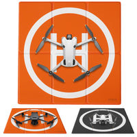 1 x RAW Customer Returns SYMIK LP500 Drone Landing Pad Foldable 20 50cm, Weighted Double-Sided Waterproof 2x3 Quickly Foldable Drone Landing Pad for DJI Mini 4 Pro Mini 3 Pro Mini 2 SE Air 3 Air 2S Mavic Air 2 - RRP €22.18