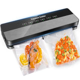 1 x RAW Customer Returns Raycial 5-in-1 vacuum sealer 85 kpa for wet and dry food vacuum sealer, including roll holder, with cutter, bag and vacuum hose - RRP €68.84