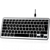 1 x RAW Customer Returns Qulose Wireless Bluetooth Keyboard 9 - RRP €20.4