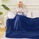 1 x RAW Customer Returns HOZY Cuddly Blanket Fluffy Blanket Fleece Blanket Living Blanket Warm Winter Soft, Cuddly Blanket XXL, Blanket Couch Blanket, Cuddly Blanket Large, Living Cuddly Blankets 220x240cm, Sofa Throw Blanket Dark Blue - RRP €29.99