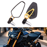 1 x RAW Customer Returns DREAMIZER 7 8 22mm Motorcycle Handlebar End Mirrors, Motorcycle Rearview Mirror for Street Bike Dirt Bike Cruiser Scooter Z1000 ER6N ER6F MT01 MT03 FZ6 GSF1250 GSF600 Monster M696 - RRP €29.35