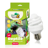 1 x RAW Customer Returns LUCKY HERP UVB lamp terrarium 5W, mini UVA UVB reptile lamp 5.0 30 UVA 5 UVB , bird lamp UVB 150 for reptiles, turtles, parrots, lizards, snakes - RRP €17.14