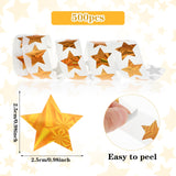 4 x Brand New Pack of 500 Stickers Stars Stickers Stars for Children Christmas Stickers Christmas Stars Sparkling Stickers Shiny Sparkle Stars Reward Stickers for Children Classroom Home Gold 2  - RRP €81.6