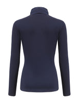 1 x Brand New SSLR Women s Thermal Long Sleeve Turtleneck Shirt Slim Fit Basic Tops Brushed Turtleneck Sweater X-Large, Navy Blue  - RRP €27.6