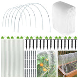 1 x RAW Customer Returns Greenhouse hoops fiberglass, plant tunnel arches, tunnel arches with insect protection net, film tunnel arches, tunnel arches for raised beds, greenhouse hoops, garden tunnel hoops, greenhouse tunnel arches - RRP €20.75