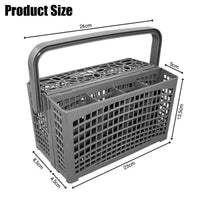 1 x RAW Customer Returns Italdos Dishwasher Basket Universal Cutlery Holder Dishwasher Basket compatible for Bosch Maytag Kenmore Whirlpool - RRP €22.67