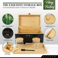 1 x RAW Customer Returns Viking Factory Bamboo Box Set - RRP €53.74